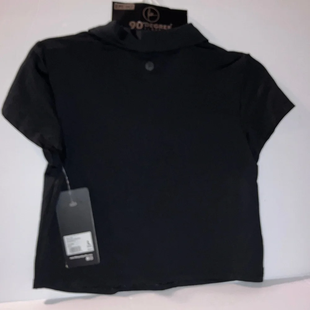 90 Degree By Reflex Black Polo and Skort Set Athletic Girls‎ Size 12